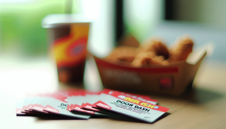 KFC door Dash vouchers